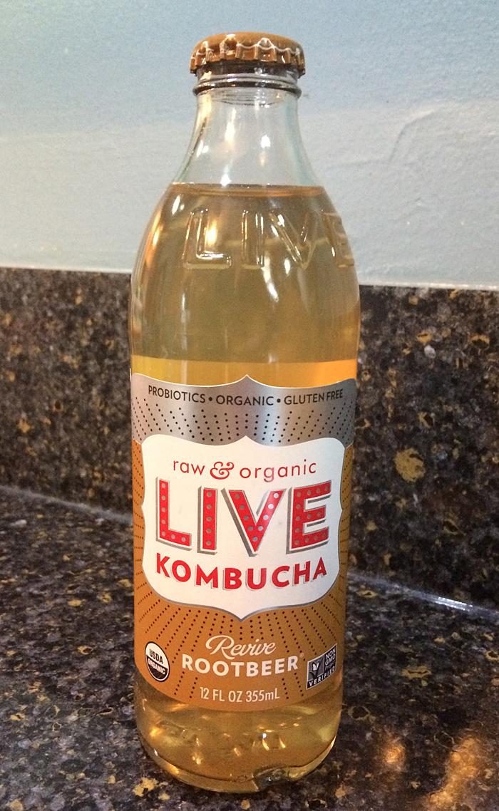 Steve's Root Beer Journal Live Kombucha Revive Root Beer