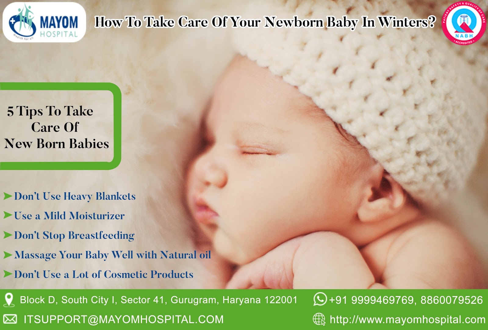 How To Take Care Of Your Newborn Baby In Winters?