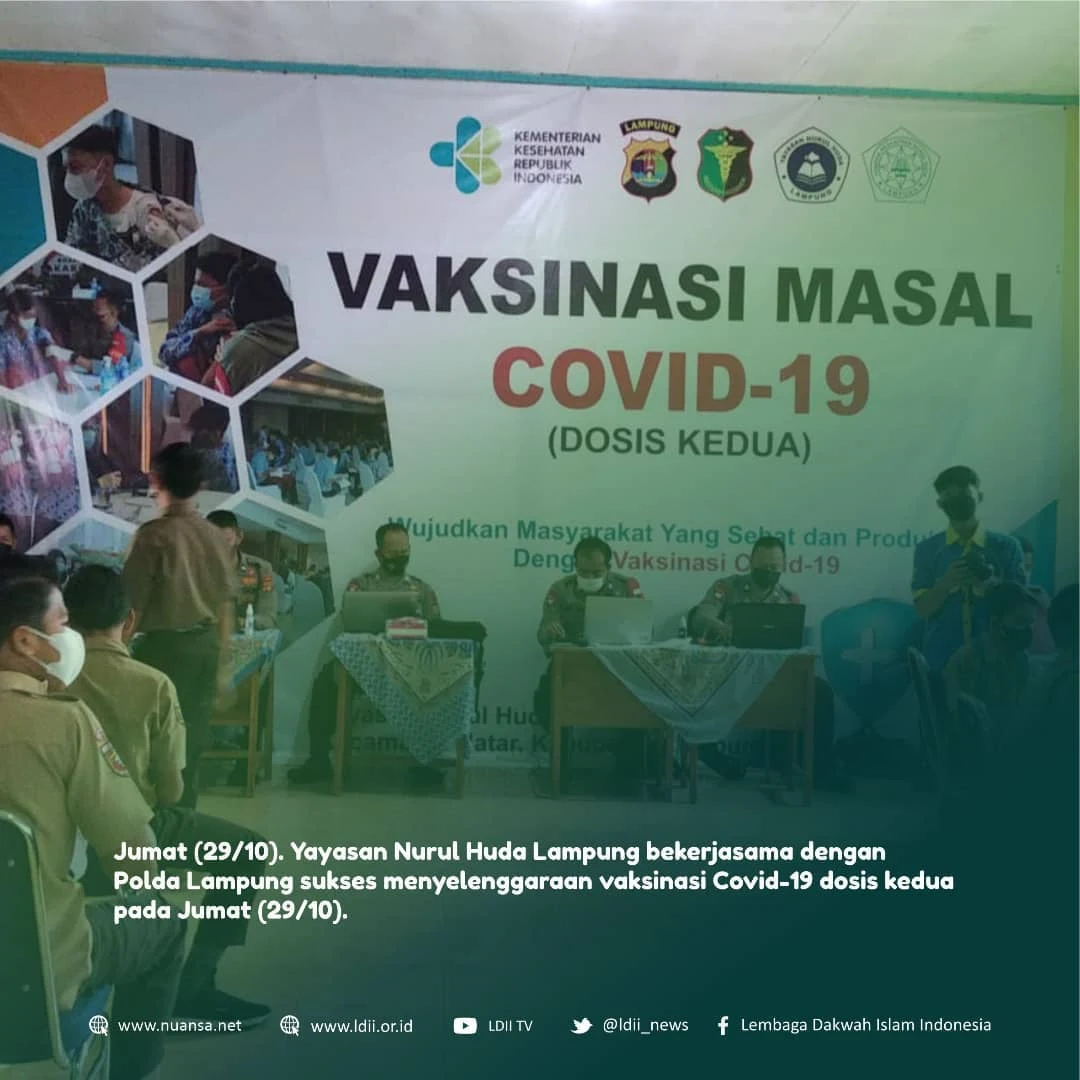 LDII Lampung Gelar Vaksinasi ke - 2