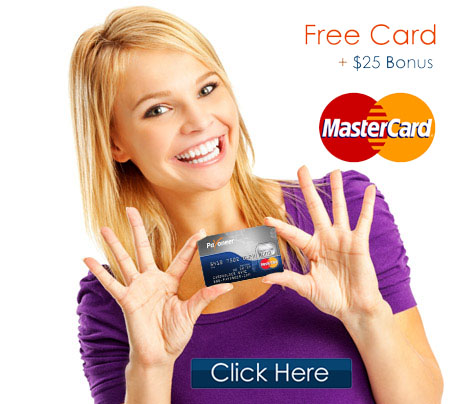Get Free Master Card and Earn $25