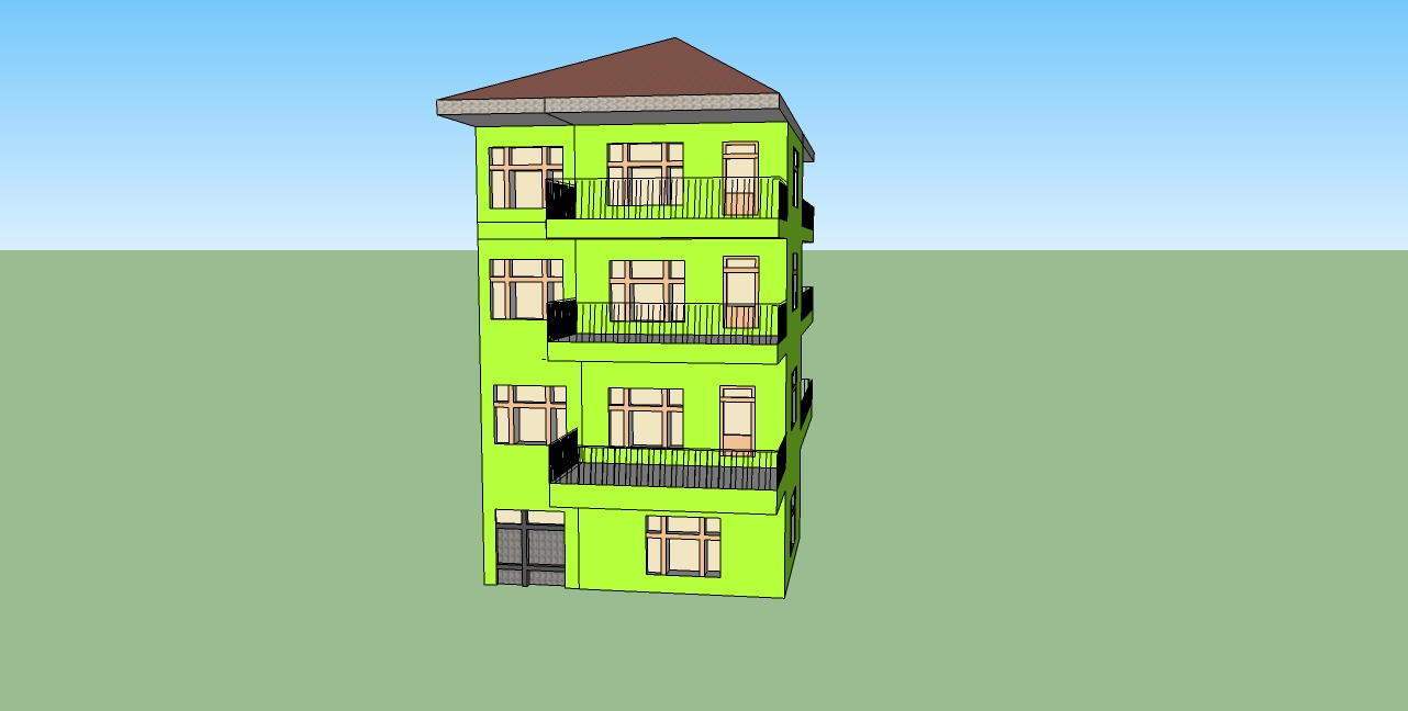 3 Boyutlu Ev Cizimi SketchUp 3 Boyutlu Ev Çizimi