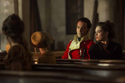 Jack Huston and Lily James stars in Pride and Prejudice and Zombies