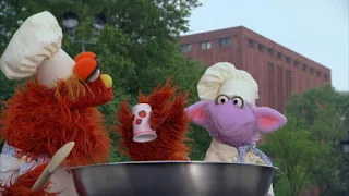 Murray and Ovejita Alphabet Cookoff letter y, Sesame Street Episode 4311 Telly the Tiebreaker season 43