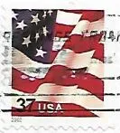 Selo Bandeira dos EUA, 2002 valor 37
