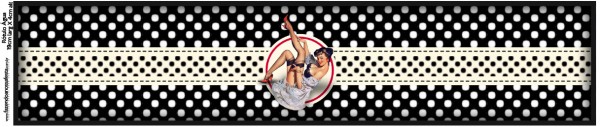 Pin Up in Red, White and Polka Dots: Free Printable Candy Bar Labels.