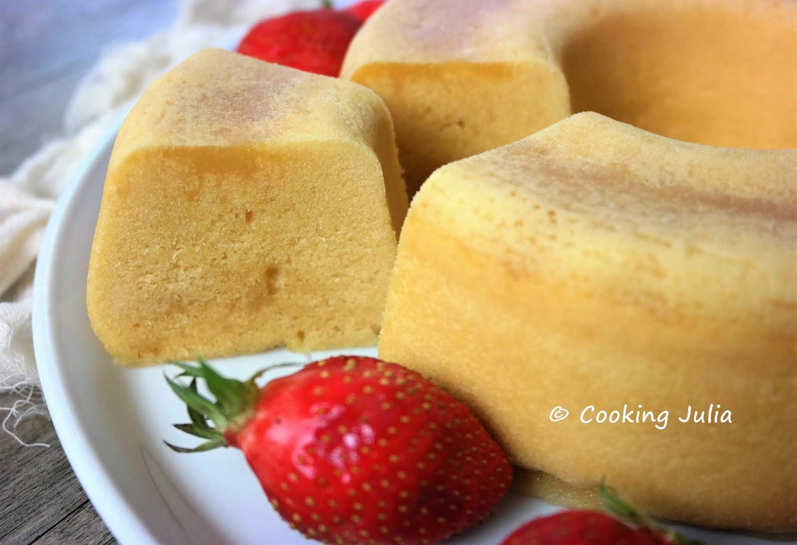 Cooking Julia Gateau Au Lait Concentre Sucre Cuisson Vapeur