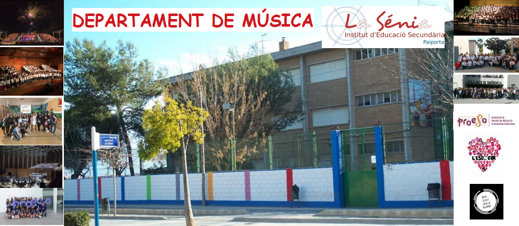 DEPARTAMENT DE MÚSICA IES LA SÉNIA