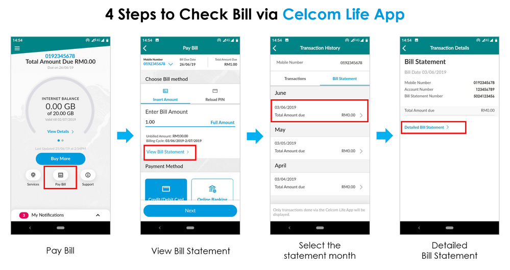 Celcom bill