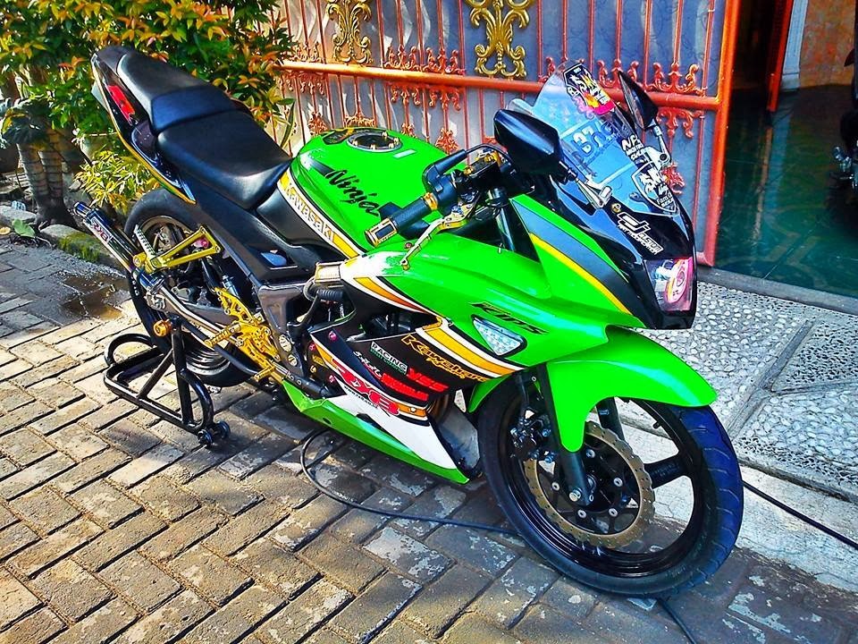 Contoh Modifikasi Motor Kawasaki Ninja 150 RR Terkeren