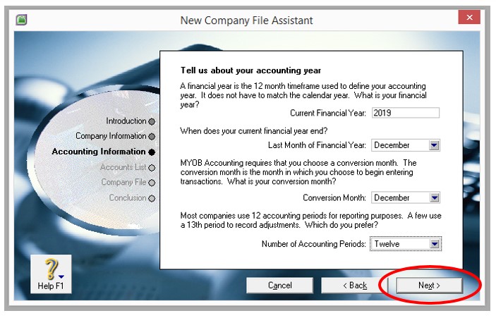 Pengisian Data Awal Perusahaan Jasa