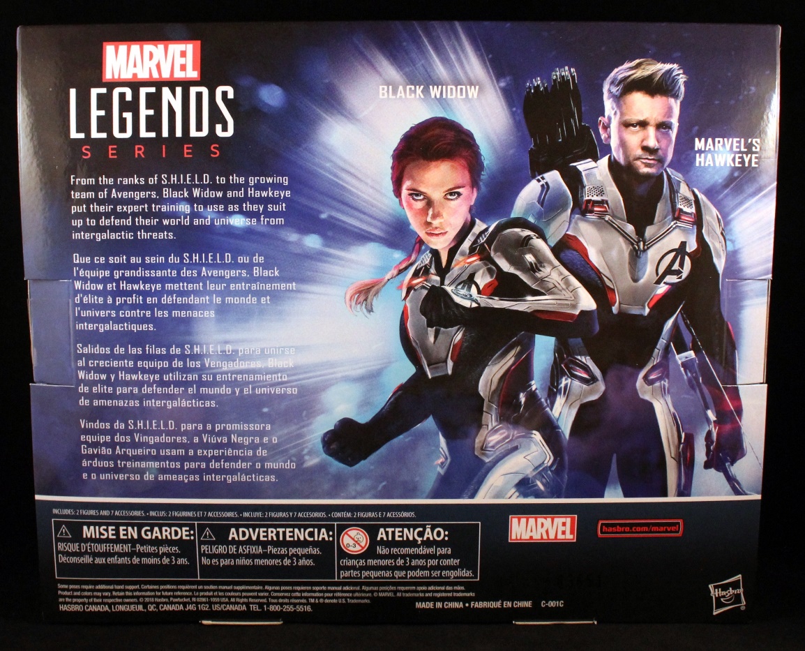 Marvel Legends Avengers: Endgame Hawkeye and Black Widow Exclusive 2-Pack