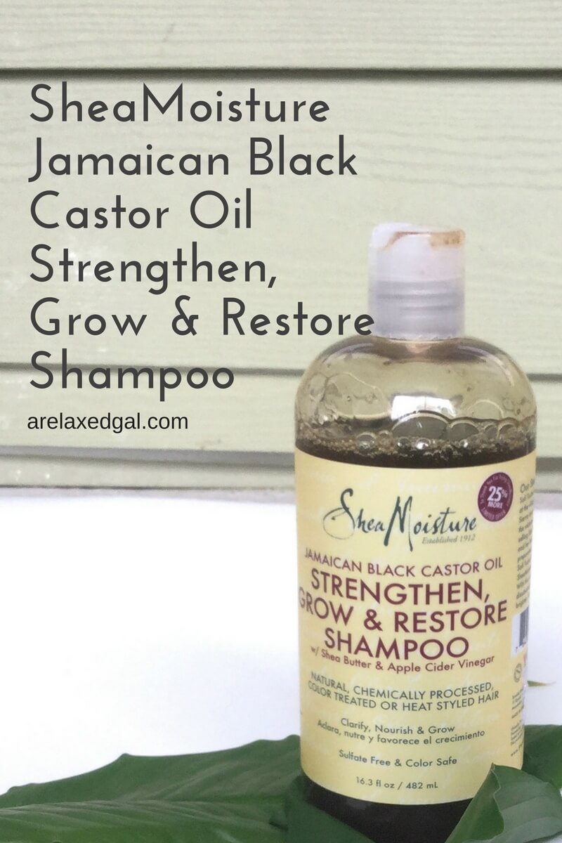 Product Review: SheaMoisture Jamaican Black Castor Oil Shampoo | A Gal