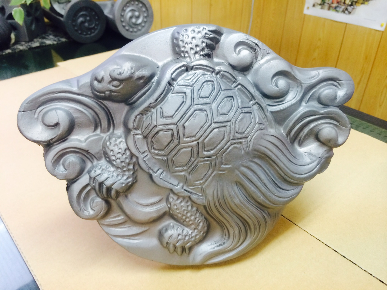 昭和レトロ石樽石カメ樽カメ骨董カメ陸軍古樽古カメ