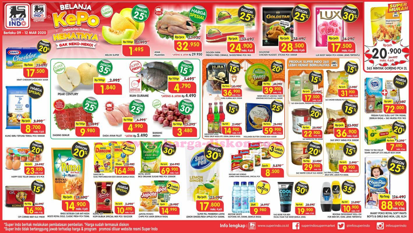 Katalog Promo SUPER INDO Supermarket Terbaru Spesial Awal Pekan (Weekday)
