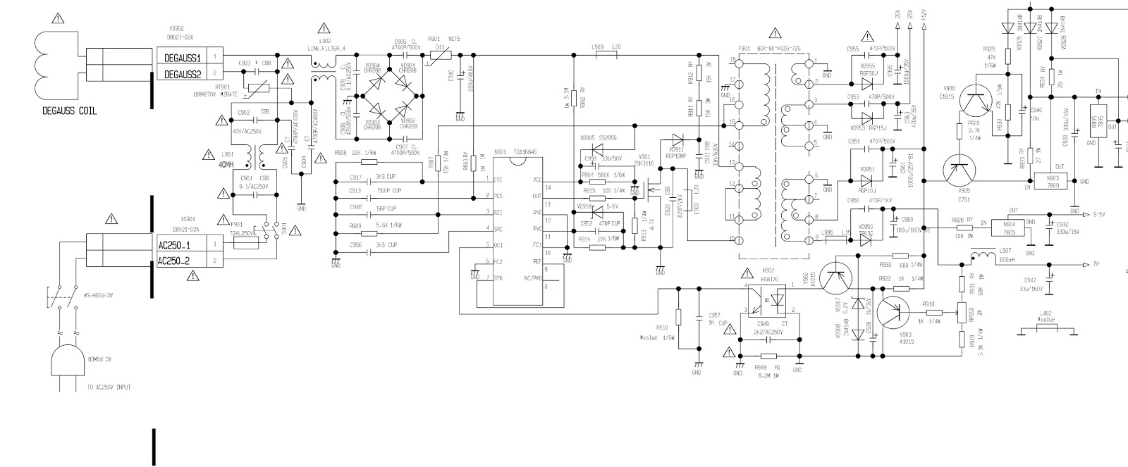 Electro help: AKIRA 14KLS4-CE TV - [LA-76931 IC] - SERVICE DETAILS ...