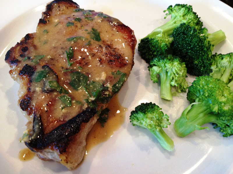 Lex's Life Easy Baked Pork Chops with White WineMustard Sauce
