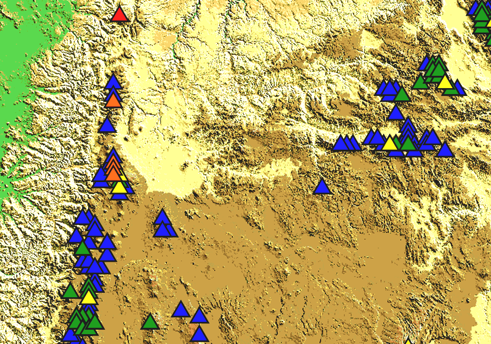 List Of Mountain Ranges Of Oregon - Mountains In Oregon Map