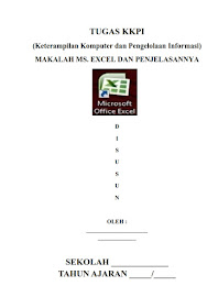 Komik Komputer Informasi Contoh Makalah Microsoft Excel Dan Penjelasannya