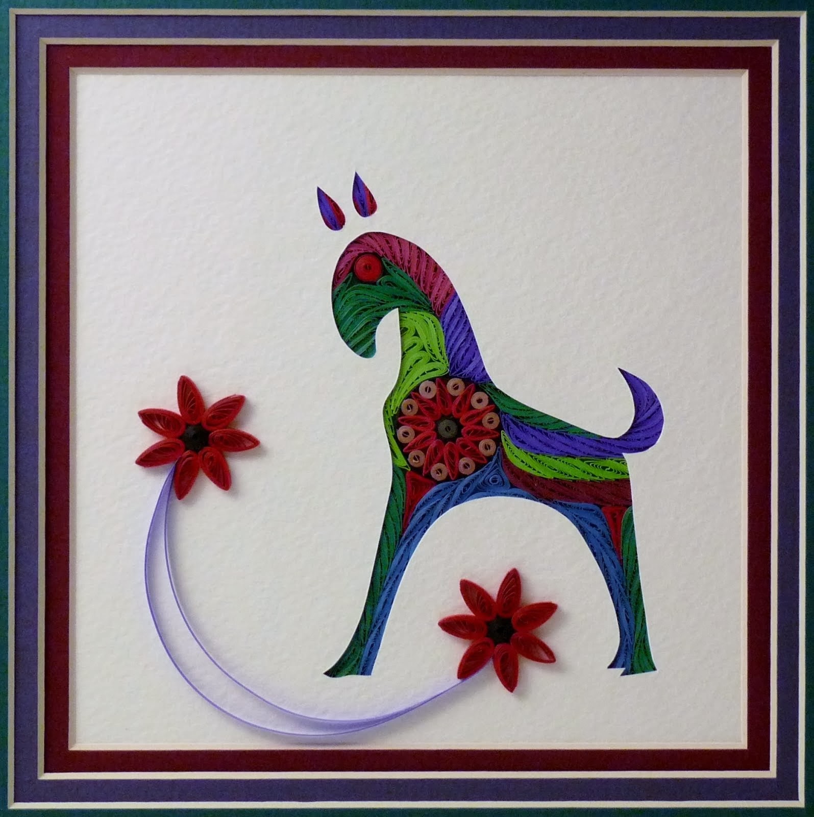 Quilling By Sandra White Custom Quilled Wedding Invitation Keepsakes