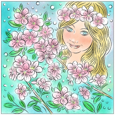 Nicole's Free Coloring Pages: FAIRY SPRING * COLORING PAGE