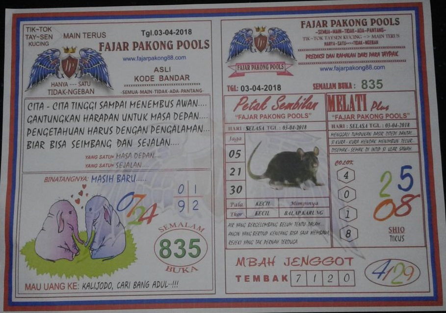 Kode Syair Fajar Pakong Malaysian HK Indonesian Pools 03