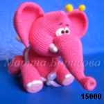 patron gratis elefante amigurumi, free pattern amigurumi elephant