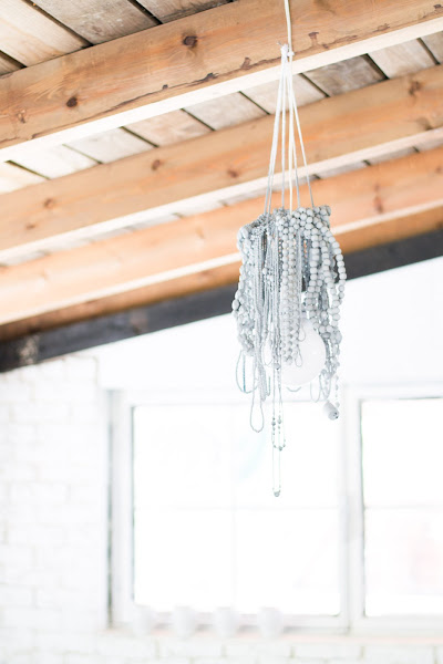 Cómo hacer una Lámpara con collares diy