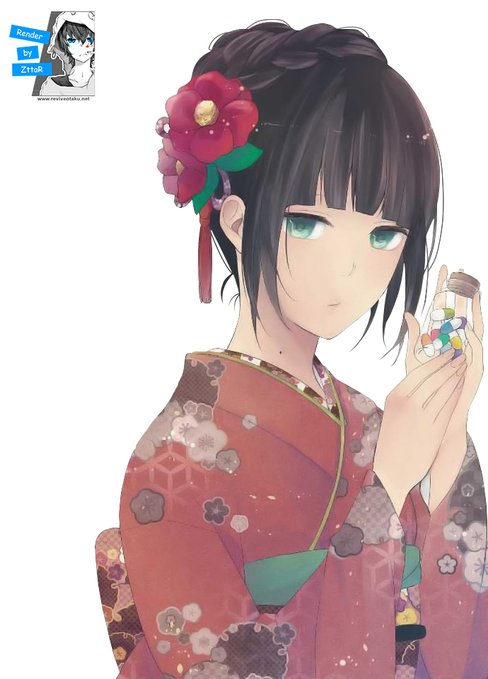 Render Hishiro Chizuru Kimono