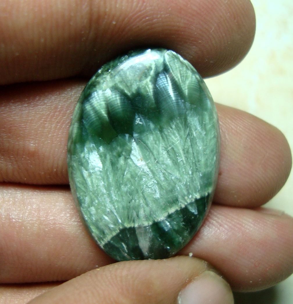 Green Seraphinite Kode Wp 0113 Jual Batu Permata| Mulia| Agate| Asli