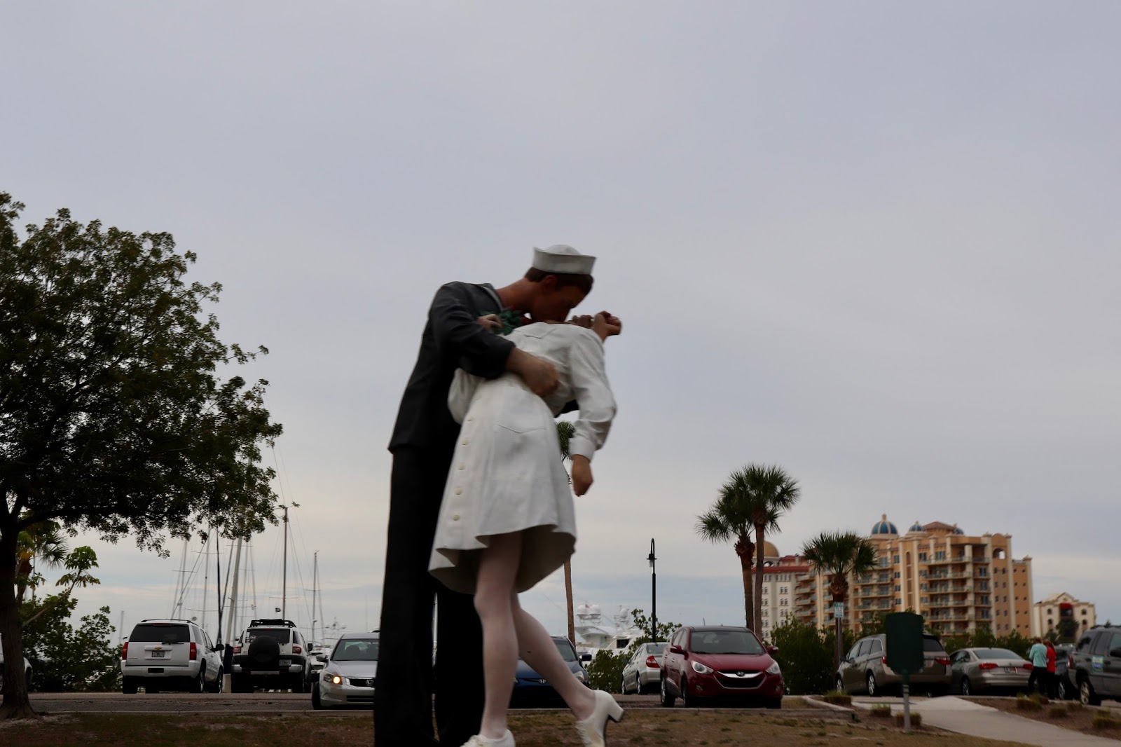 The Controversial WWII VJ Day Kiss Statue Sarasota, FL Brianne Sieberg