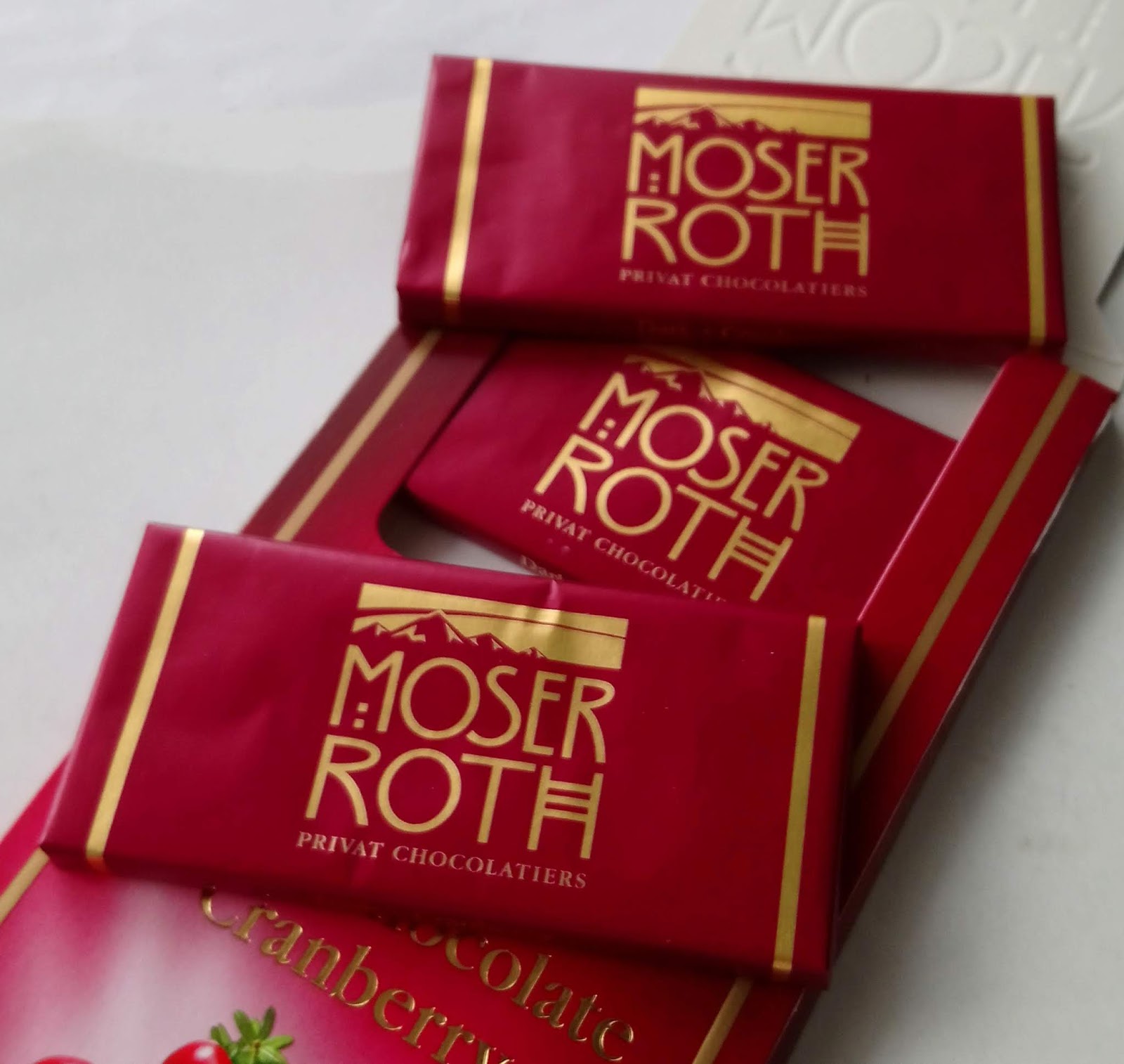 Chwile zasłodzenia: Moser Roth Dark Chocolate Cranberry ciemna 52 % z ...