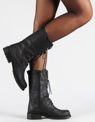 Lug-11 Military Lace Up Mid-Calf Boot ~ New Women's Clothing Styles ...