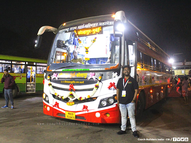 Bus For Us Foundation, an NGO headed by Rohit Dhende, has adopted two premium class MSRTC sleeper buses on the Mumbai-Kolhapur route for two months.