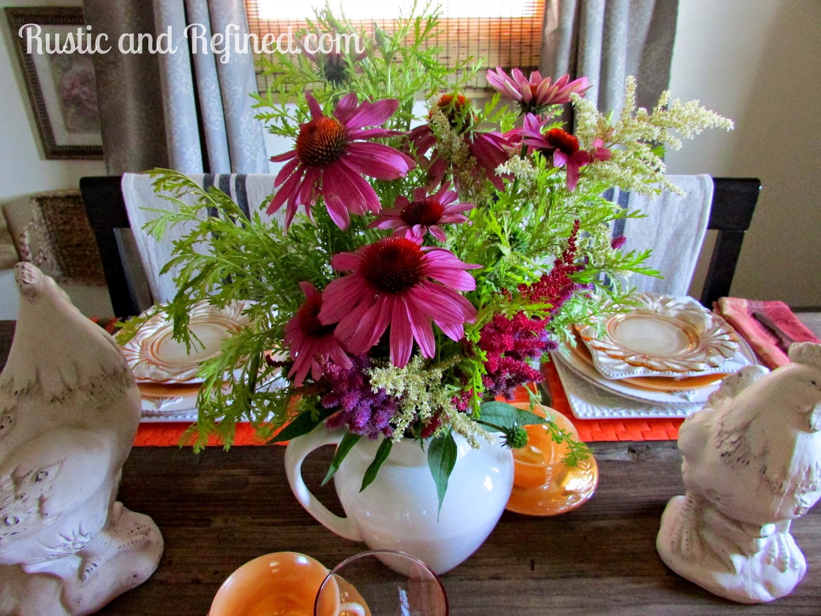 Summer Breakfast Tablescape @ Rustic-refined.com