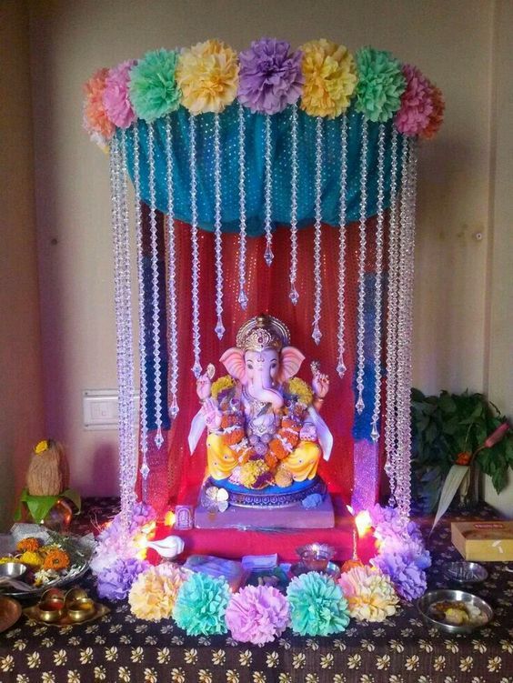 Ganpati Decoration Ideas for Home