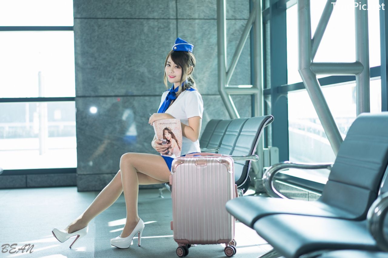 Image-Taiwan-Social-Celebrity-Sun-Hui-Tong-孫卉彤-Stewardess-High-speed-Railway-TruePic.net- Picture-40