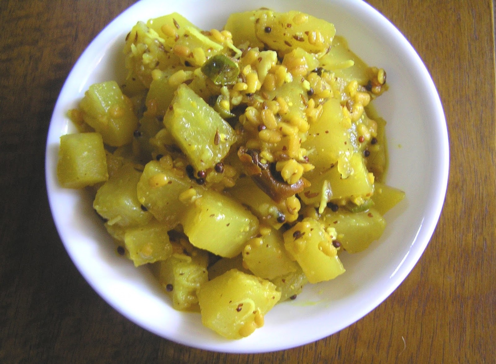 The Melting Pot Green Papaya Curry with Mustard