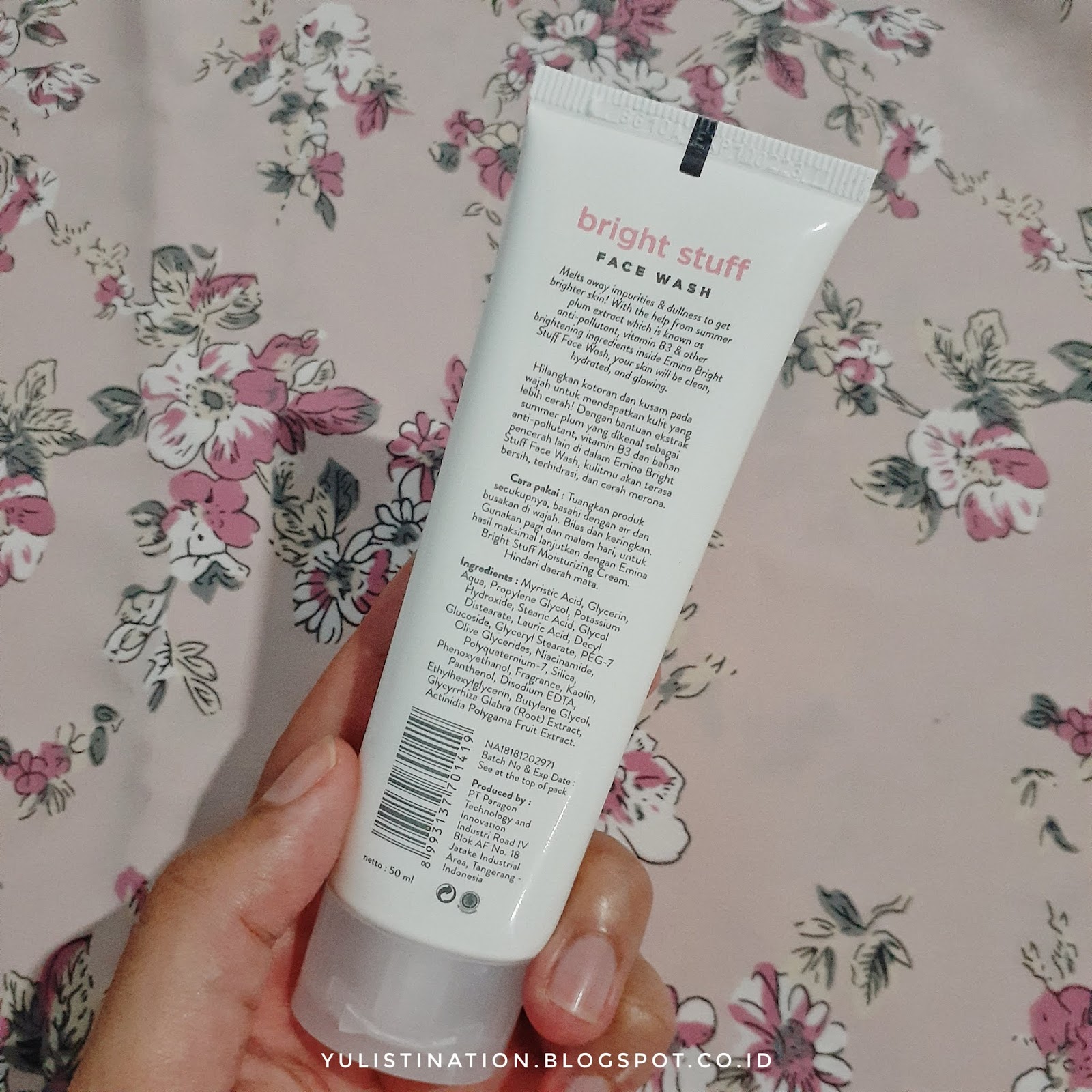 REVIEW Emina Bright Stuff Face Wash & Moisturizer Cream The