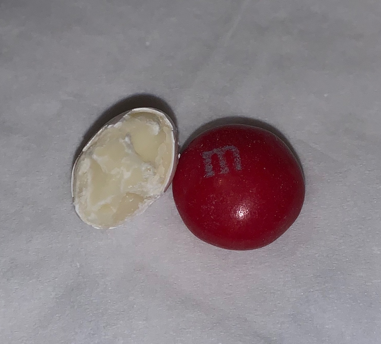 FOODSTUFF FINDS White Chocolate Peppermint M&Ms (USA) By Cinabar