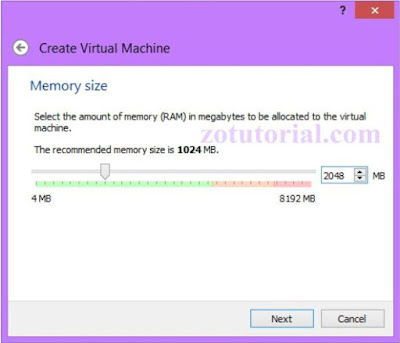 Settingan Atur RAM Ubuntu di VirtualBox di VirtualBox - zotutorial.com