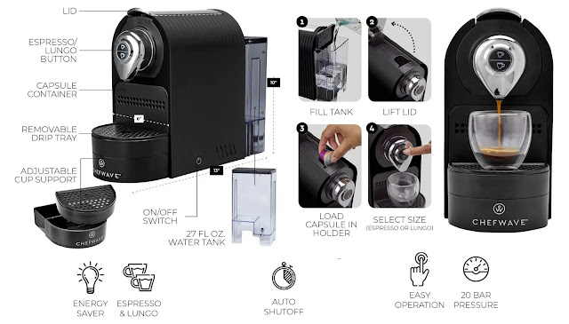 ChefWave Mini Espresso Machine Source review ChefWave Mini Espresso Machine Source review