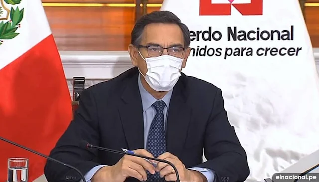 Presidente Martin Vizcarra en Foro del Acuerdo Nacional, Pacto Perú