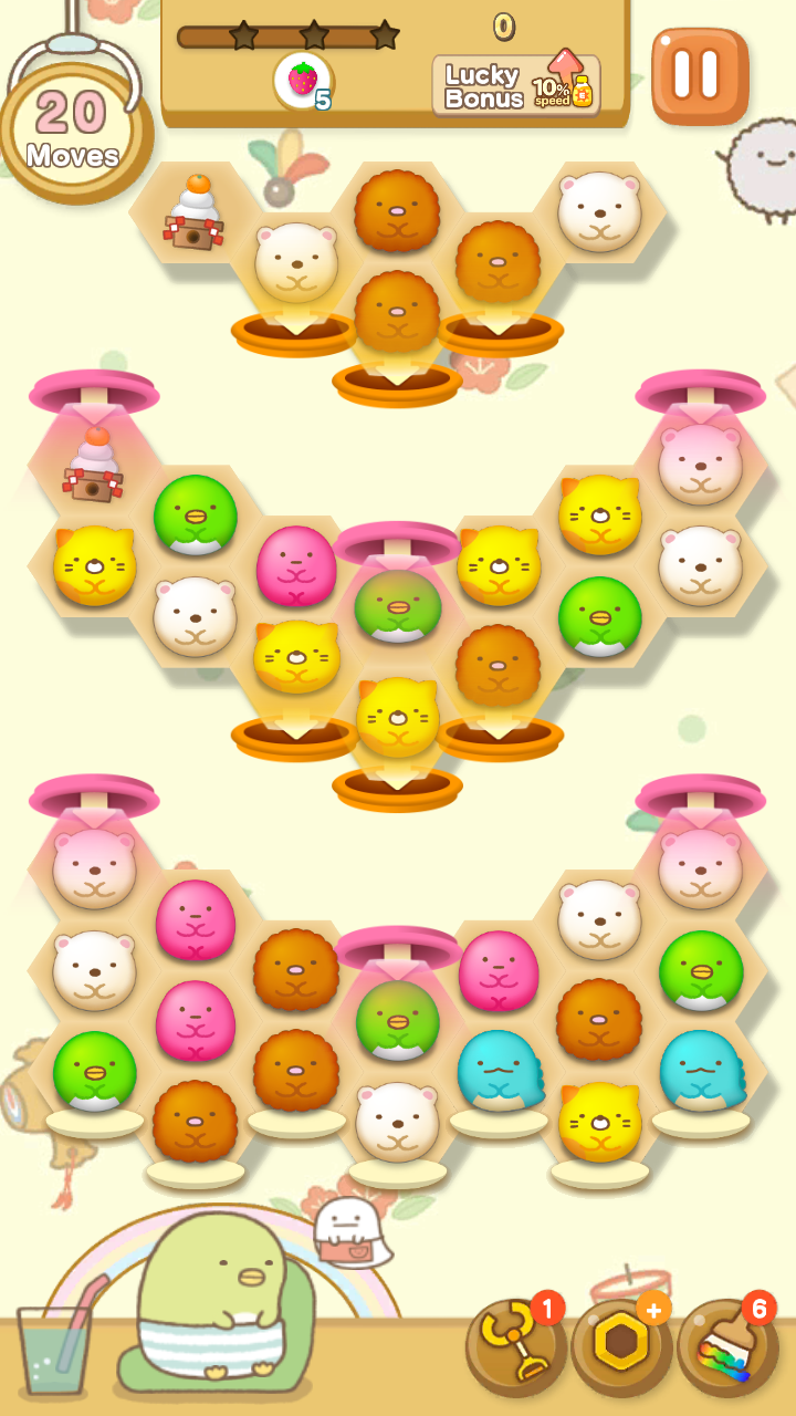 すみっコぐらし パズルをするんです 攻略ブログ お正月2018編