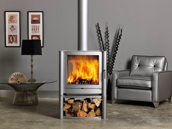 Pellet stoves saves space and quiet