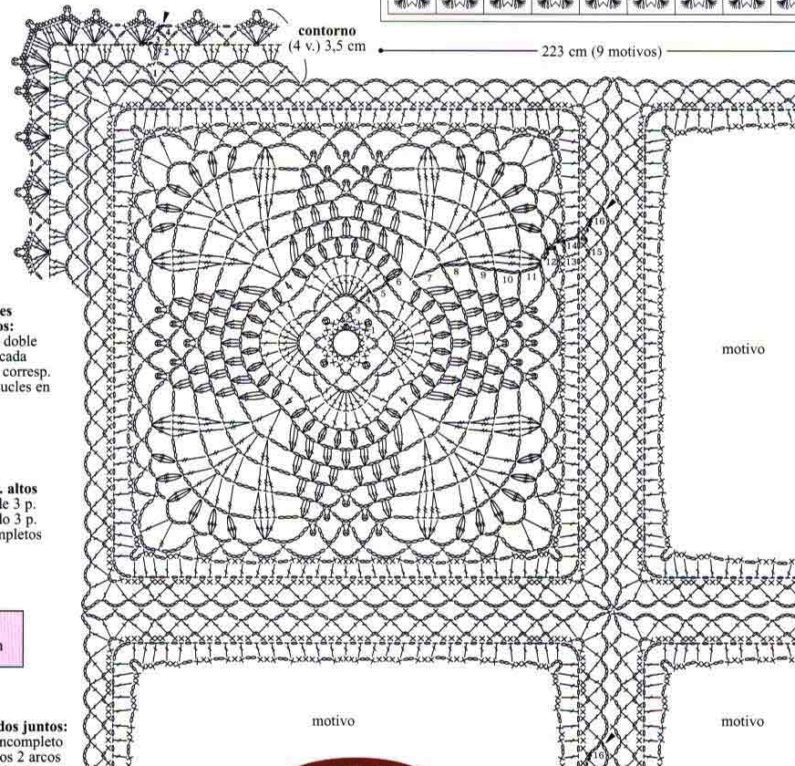 Квадратные мотивы для скатертей схемы. Квадратные мотивы крючком. Квадратная салфетка крючком. Квадрат крючком схема.