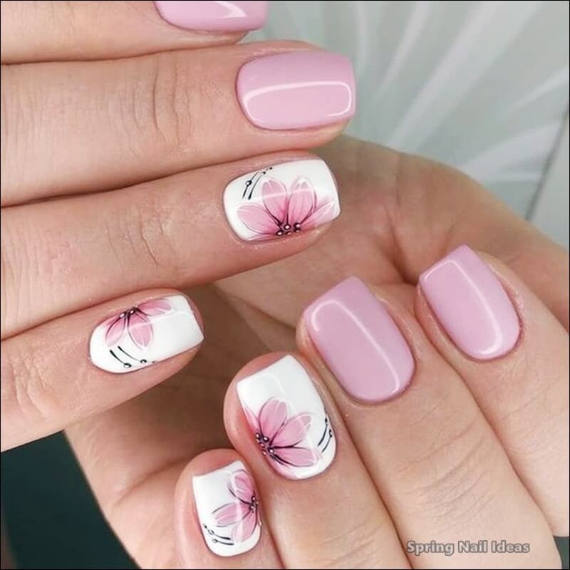 15 Easy Spring Nail Design Ideas and Nail Trends 2021 - Healthy Gold Life