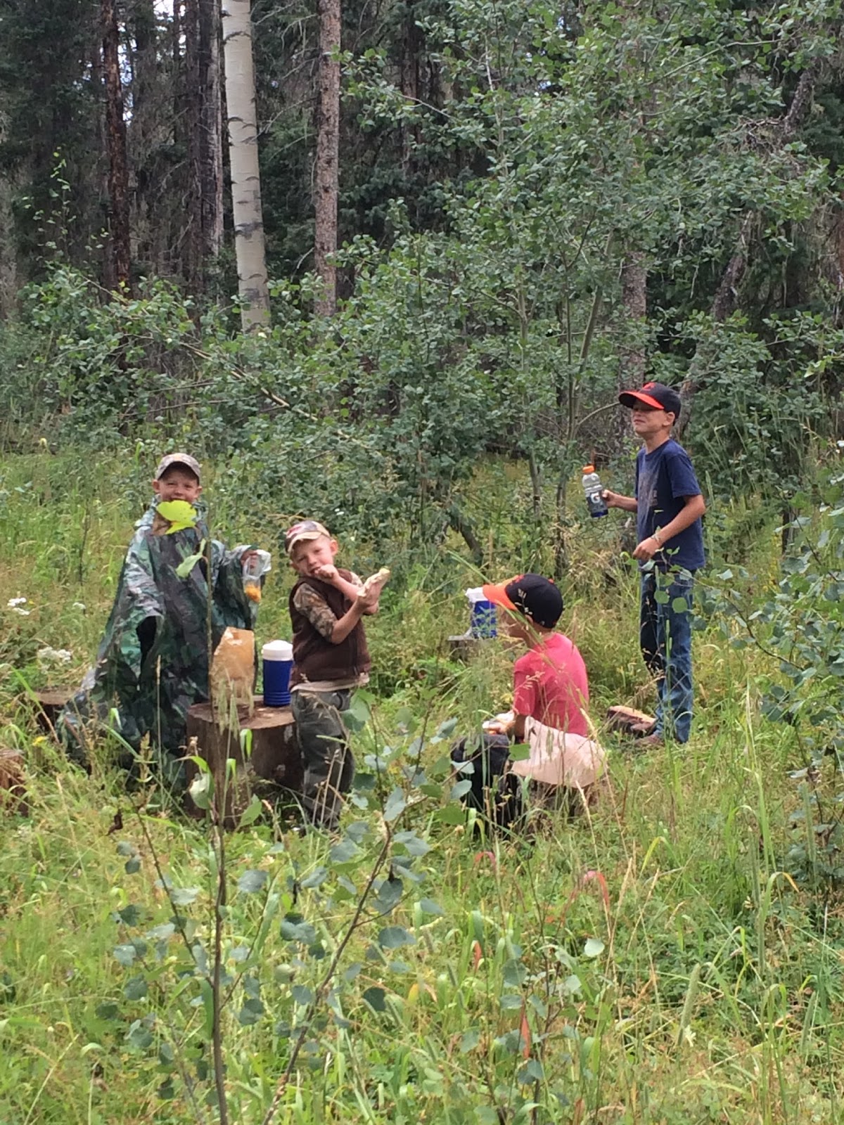 Ross Family Setting up hunting Camps 2015