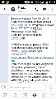 MEMBONGKAR Penipuan via Chat BBM MEMBONGKAR Penipuan via Chat BBM