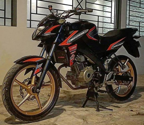 Modifikasi Vixion Warna Hitam Polos, Original, Metalik ...