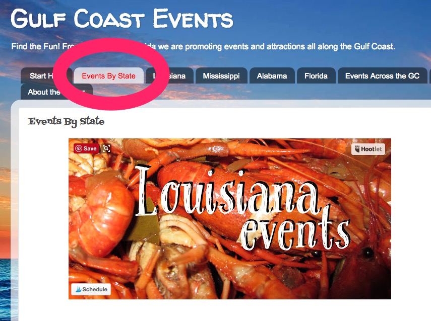Gulf Coast Events: About